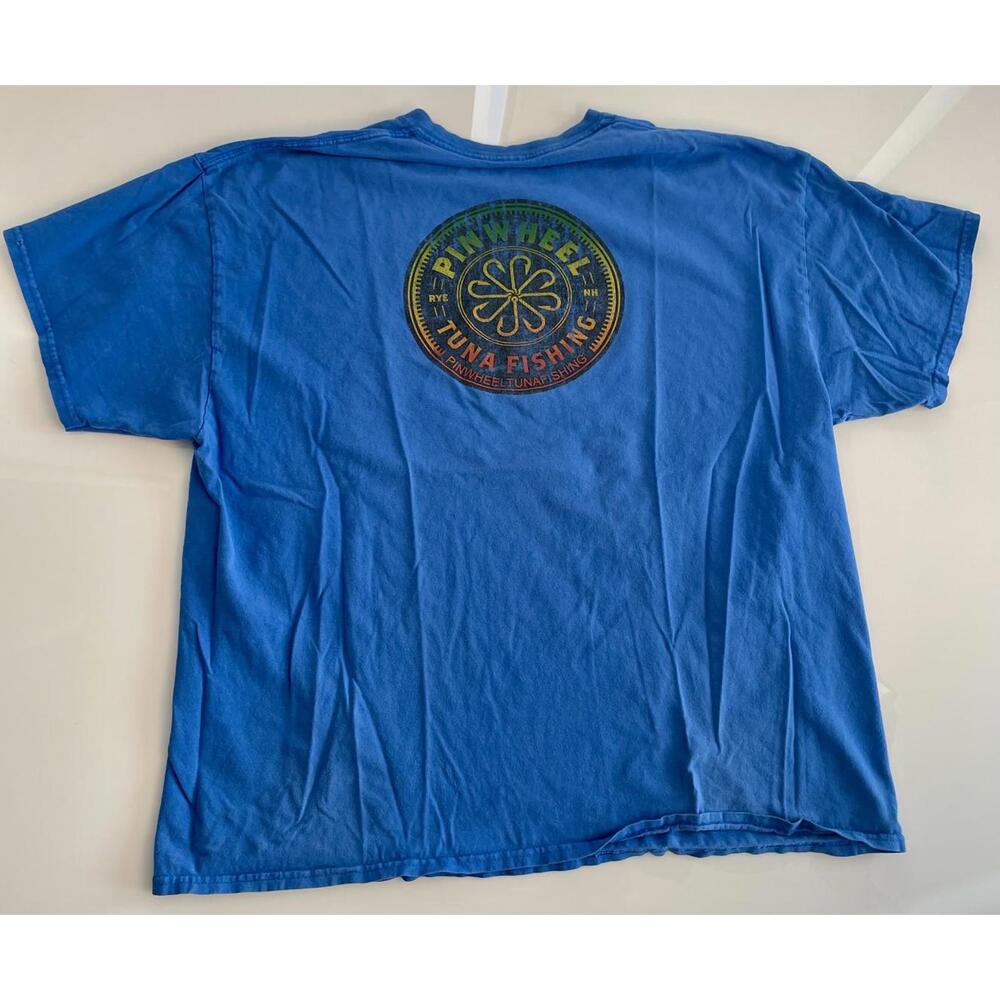 Pinwheel Tuna Fishing Tee- Men XXL